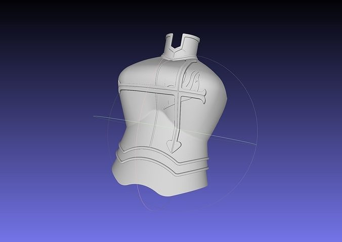 Erza Scarlet Heart Kreuz Armor Alternate Version 3D print model
