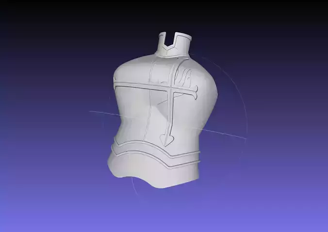 Erza Scarlet Heart Kreuz Armor Alternate Version 3D print model