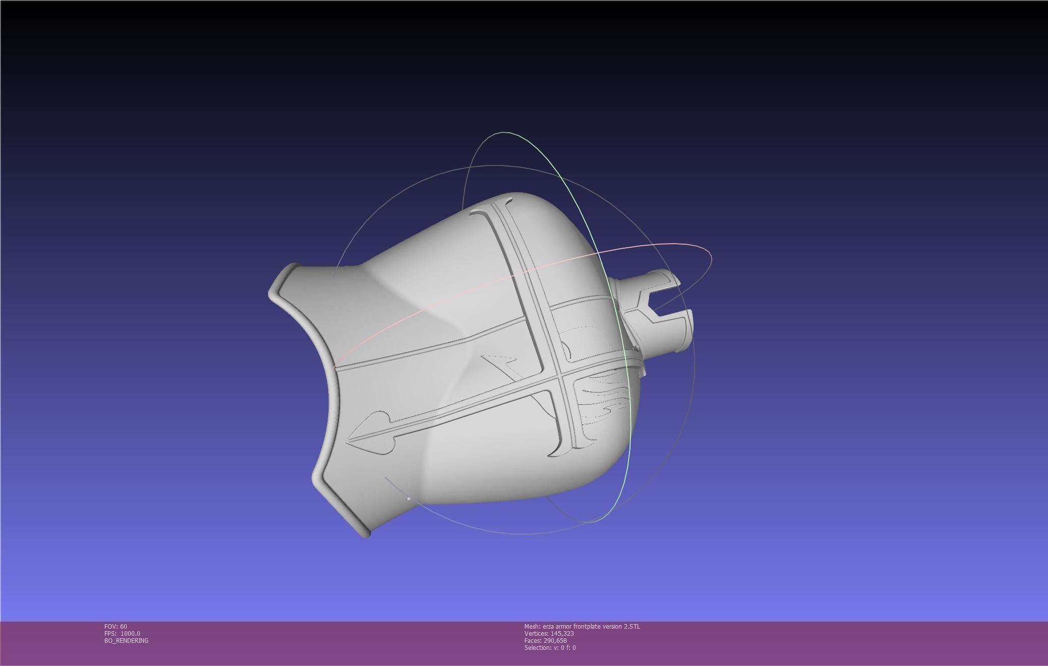 Erza Scarlet Heart Kreuz Armor Alternate Version 3D print model_82