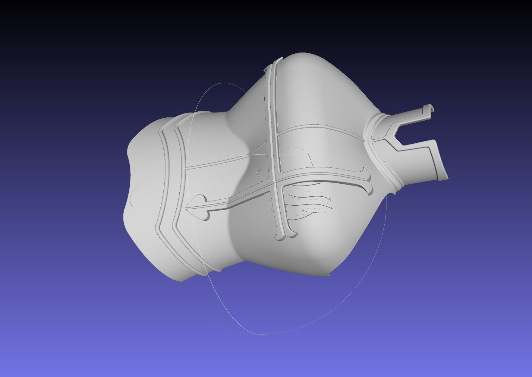 Erza Scarlet Heart Kreuz Armor Alternate Version 3D print model_10