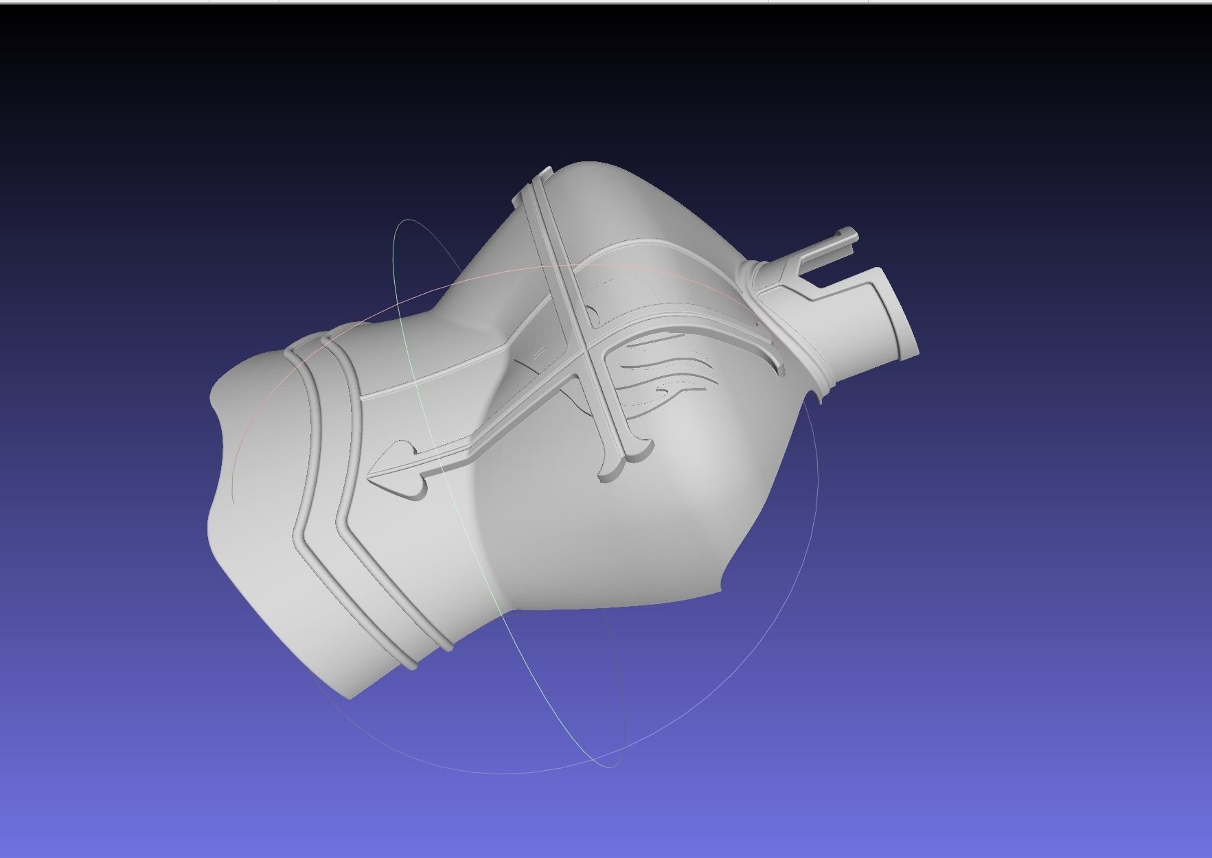 Erza Scarlet Heart Kreuz Armor Alternate Version 3D print model_1