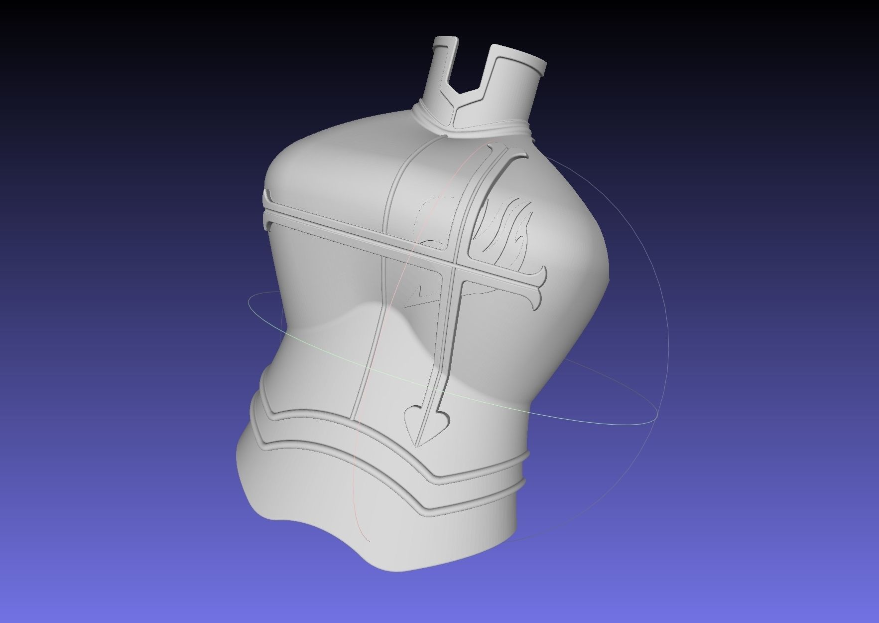 Erza Scarlet Heart Kreuz Armor Alternate Version 3D print model_17