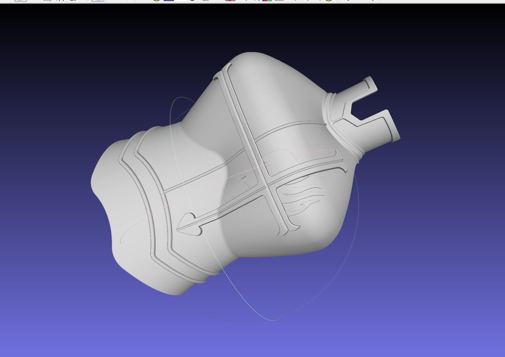 Erza Scarlet Heart Kreuz Armor Alternate Version 3D print model_9