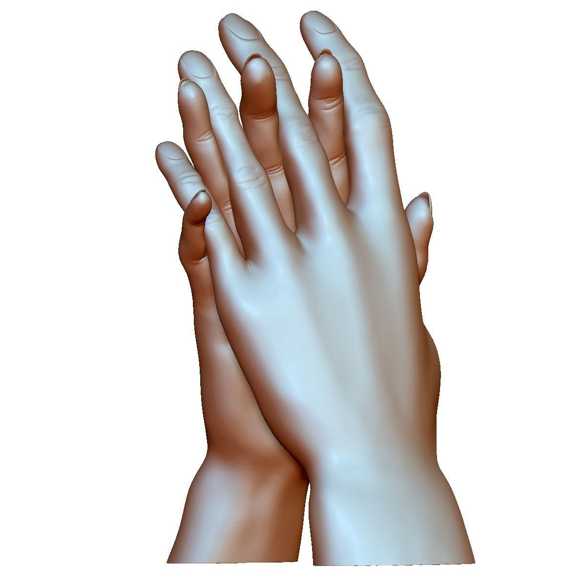 Hands couple in love 3D printable 3D print model_13