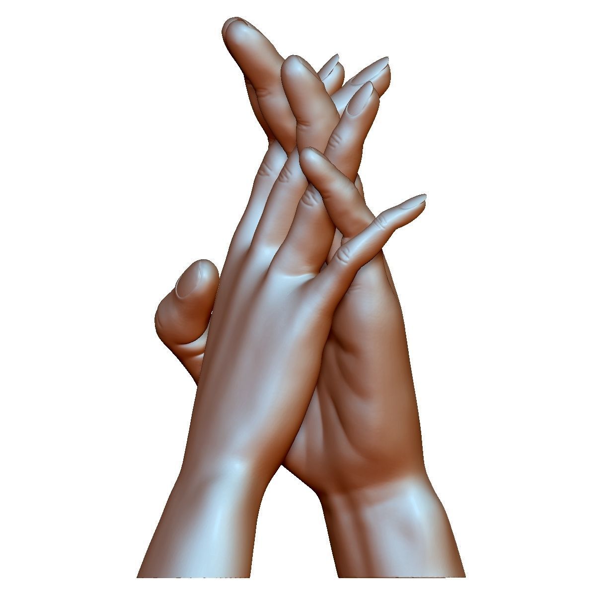 Hands couple in love 3D printable 3D print model_10