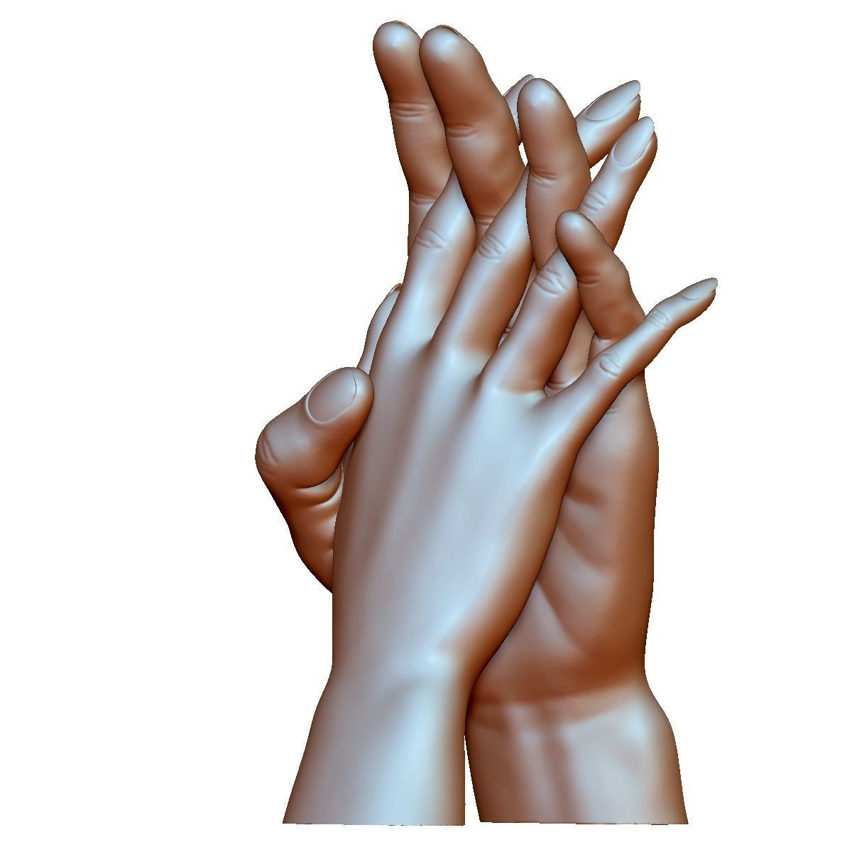 Hands couple in love 3D printable 3D print model_9