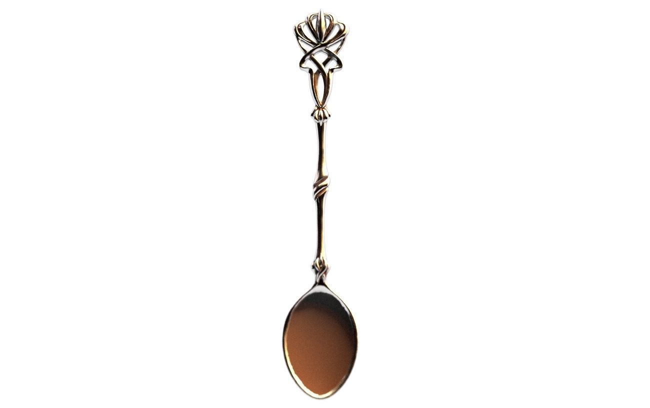 Classic Spoon Flower 3D print model_0