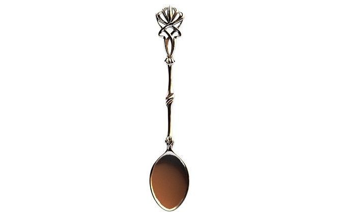 Classic Spoon Flower 3D print model