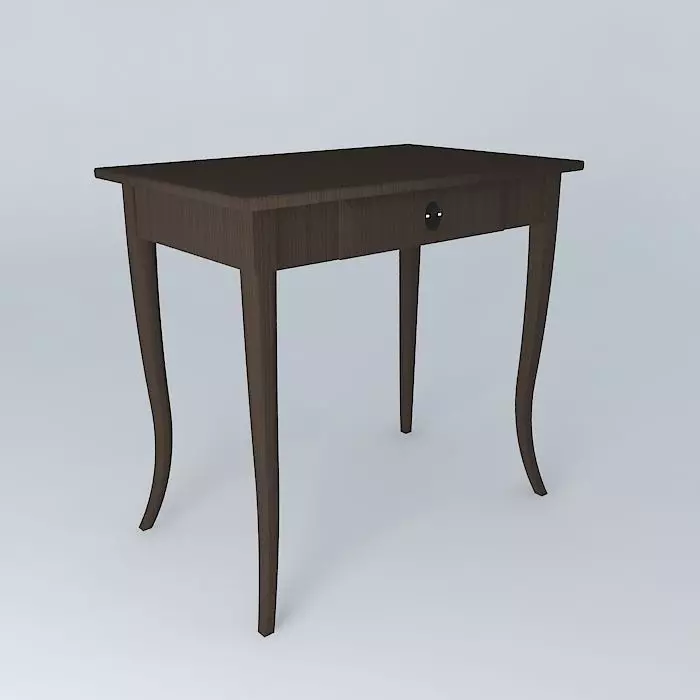 LEKSVIK table with drawer Free 3D model_0