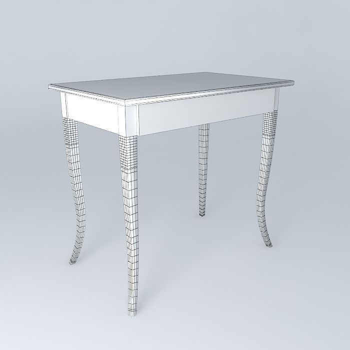 LEKSVIK table with drawer Free 3D model_4