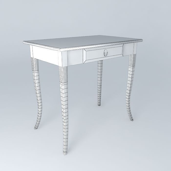 LEKSVIK table with drawer Free 3D model_3