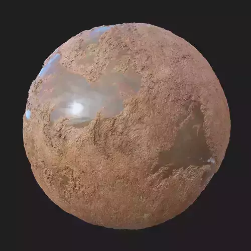 Sand - PBR planet
