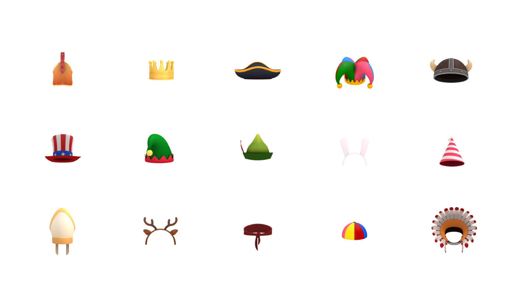 Hats and Helmet Pack 2 3D model_20