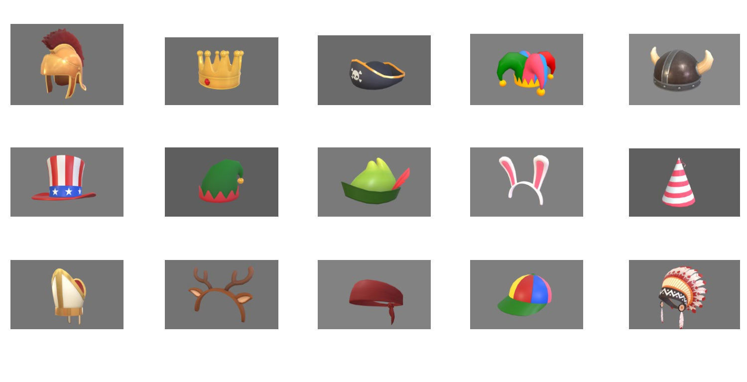 Hats and Helmet Pack 2 3D model_24