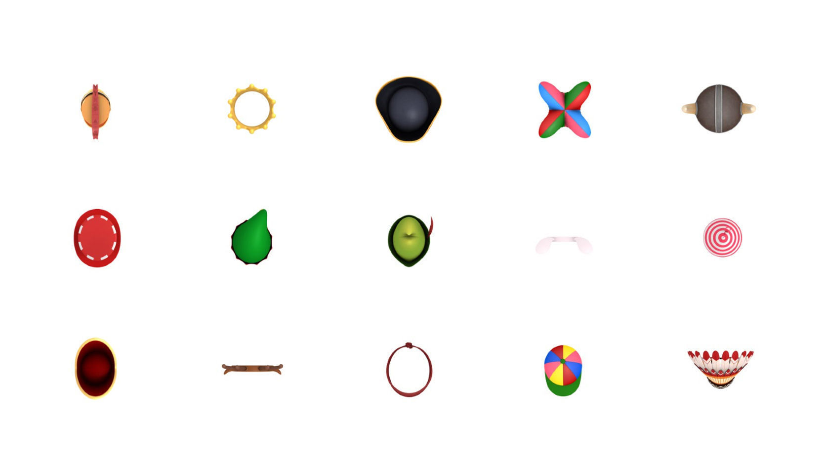 Hats and Helmet Pack 2 3D model_21