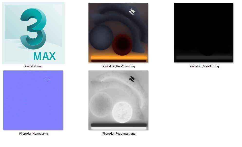 Hats and Helmet Pack 2 3D model_33