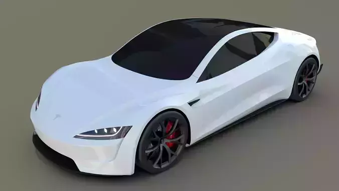 Tesla Roadster White