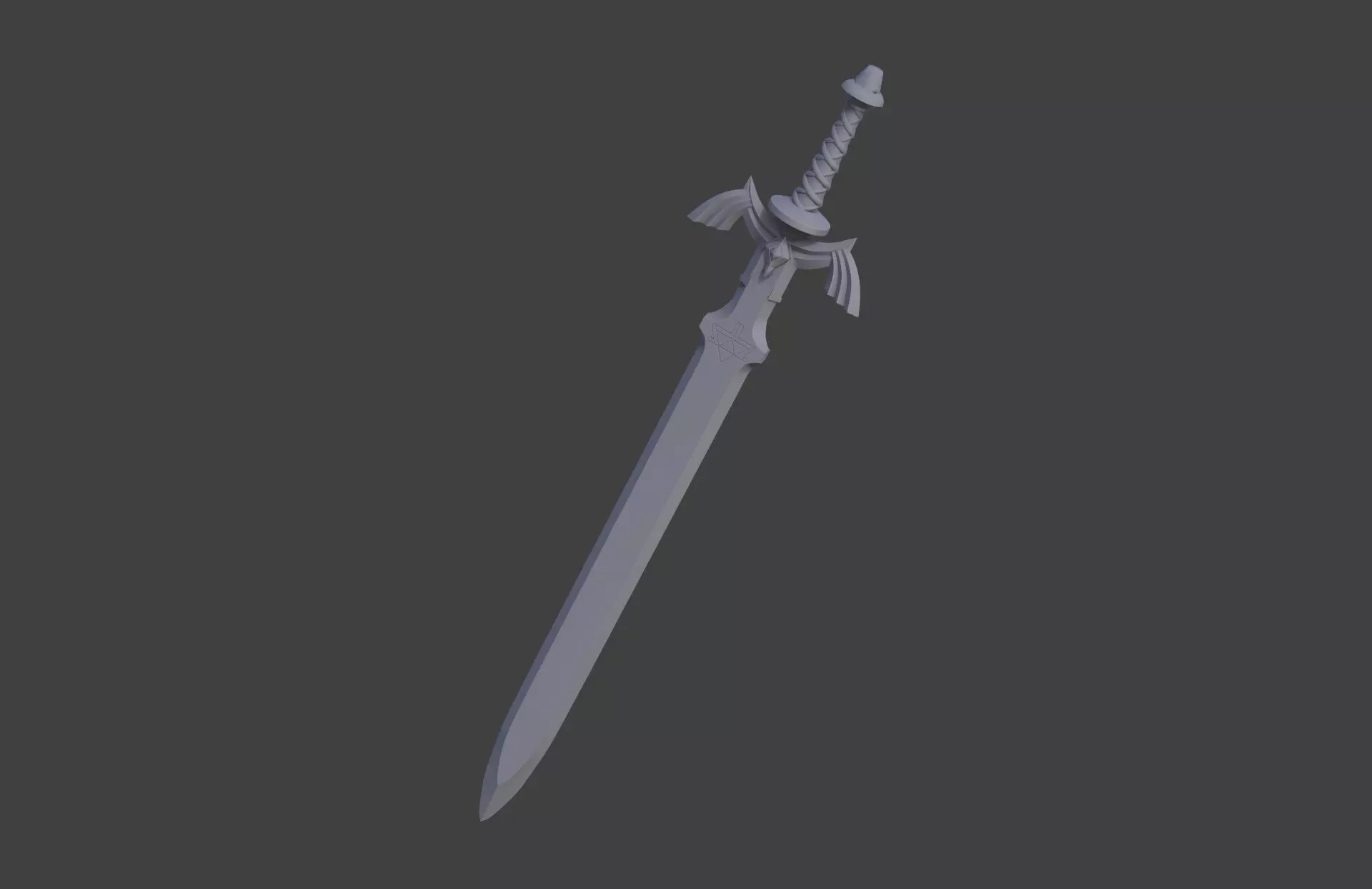 Master Sword - The Legend of Zelda Breath of the Wild 3D print model_0