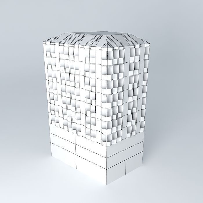 Building apartment 3D model_4