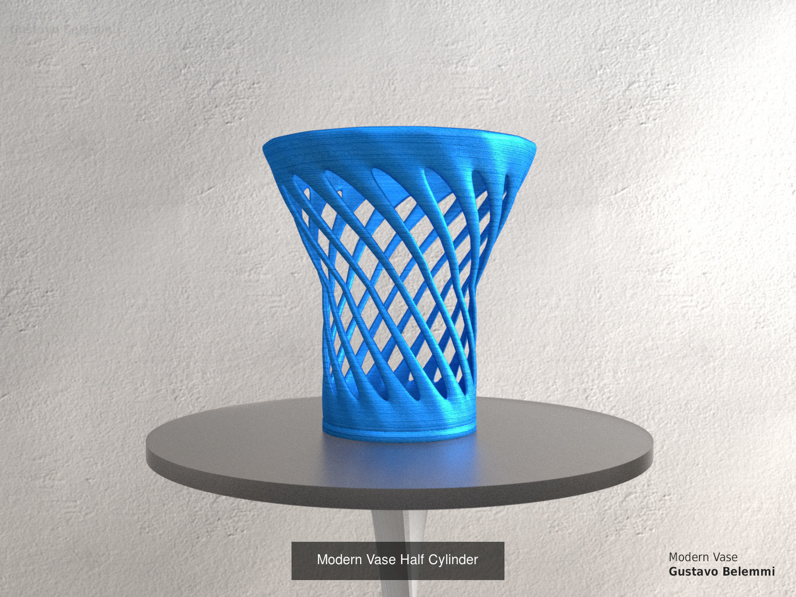 Modern Vases 3D Model Collection_9