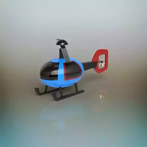 Toy Helicopter 3D model