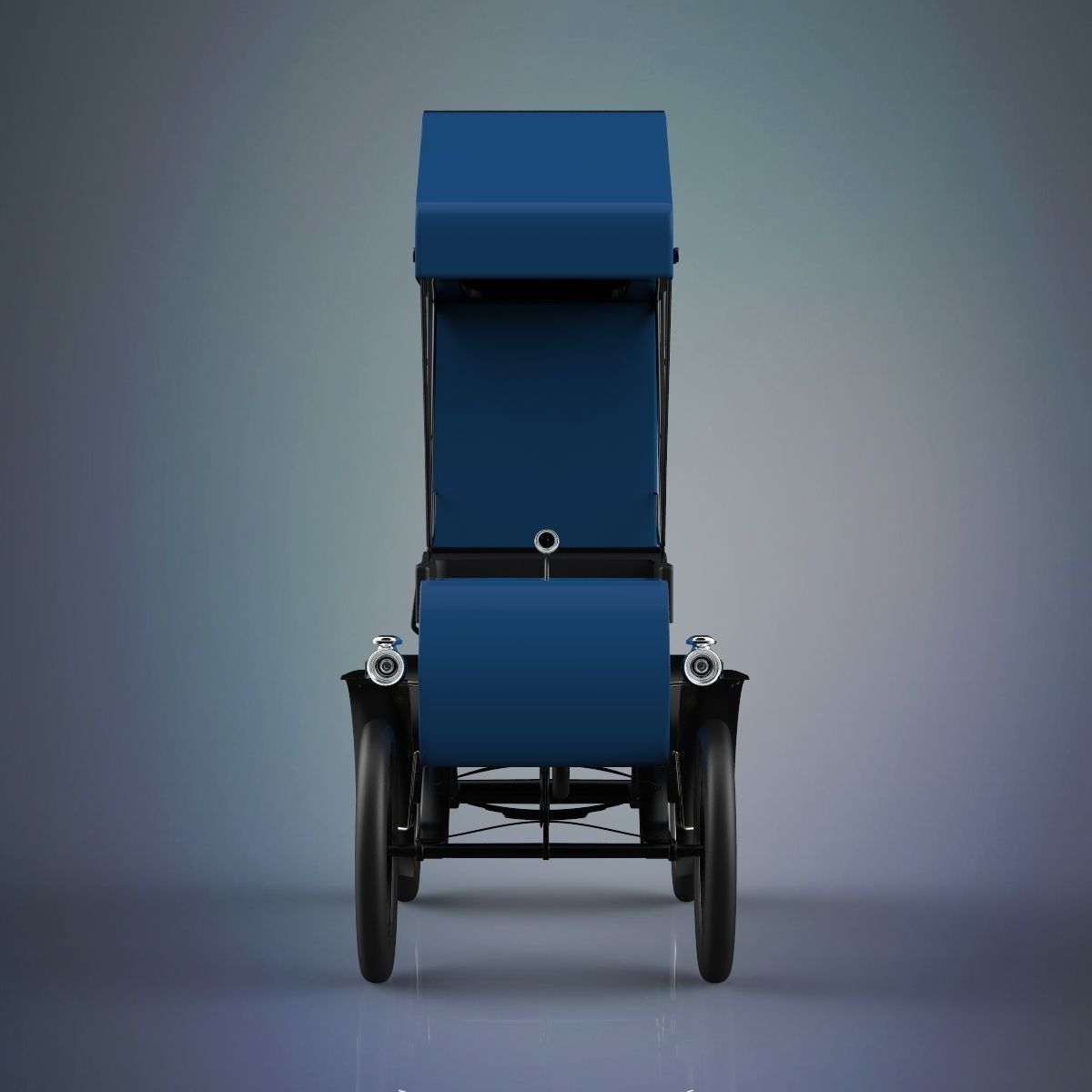 Vintage car 3D model_4