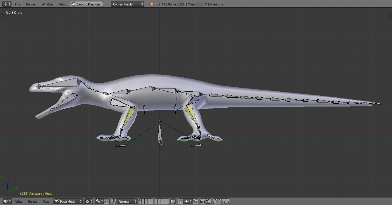 3D Gecko Low-poly 3D model_22