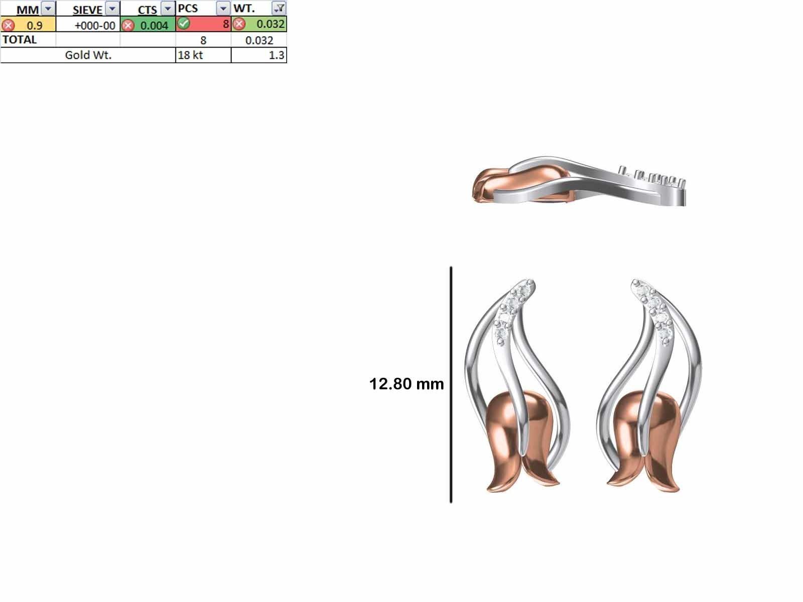 200 JCD PENDANT EARRINGS SET BULK COLLECTION 2GM LIGHT WT 3D print model_77