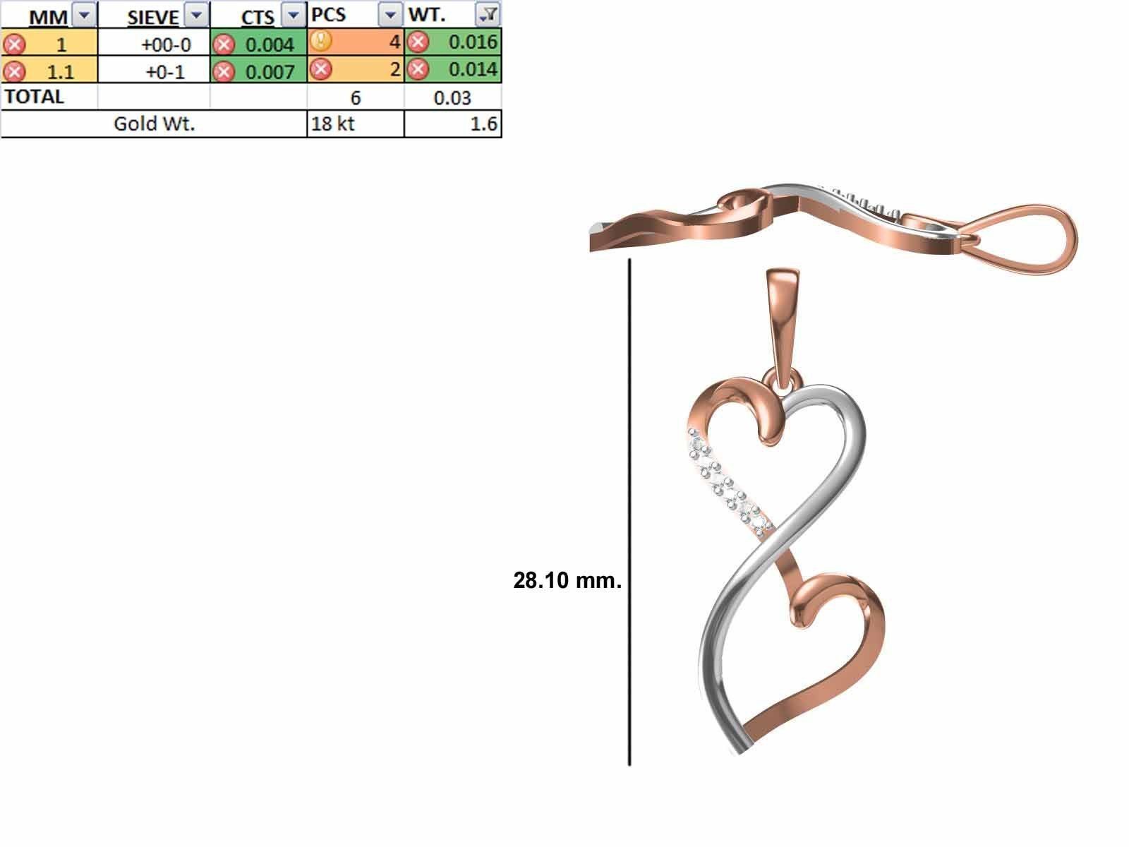 200 JCD PENDANT EARRINGS SET BULK COLLECTION 2GM LIGHT WT 3D print model_113