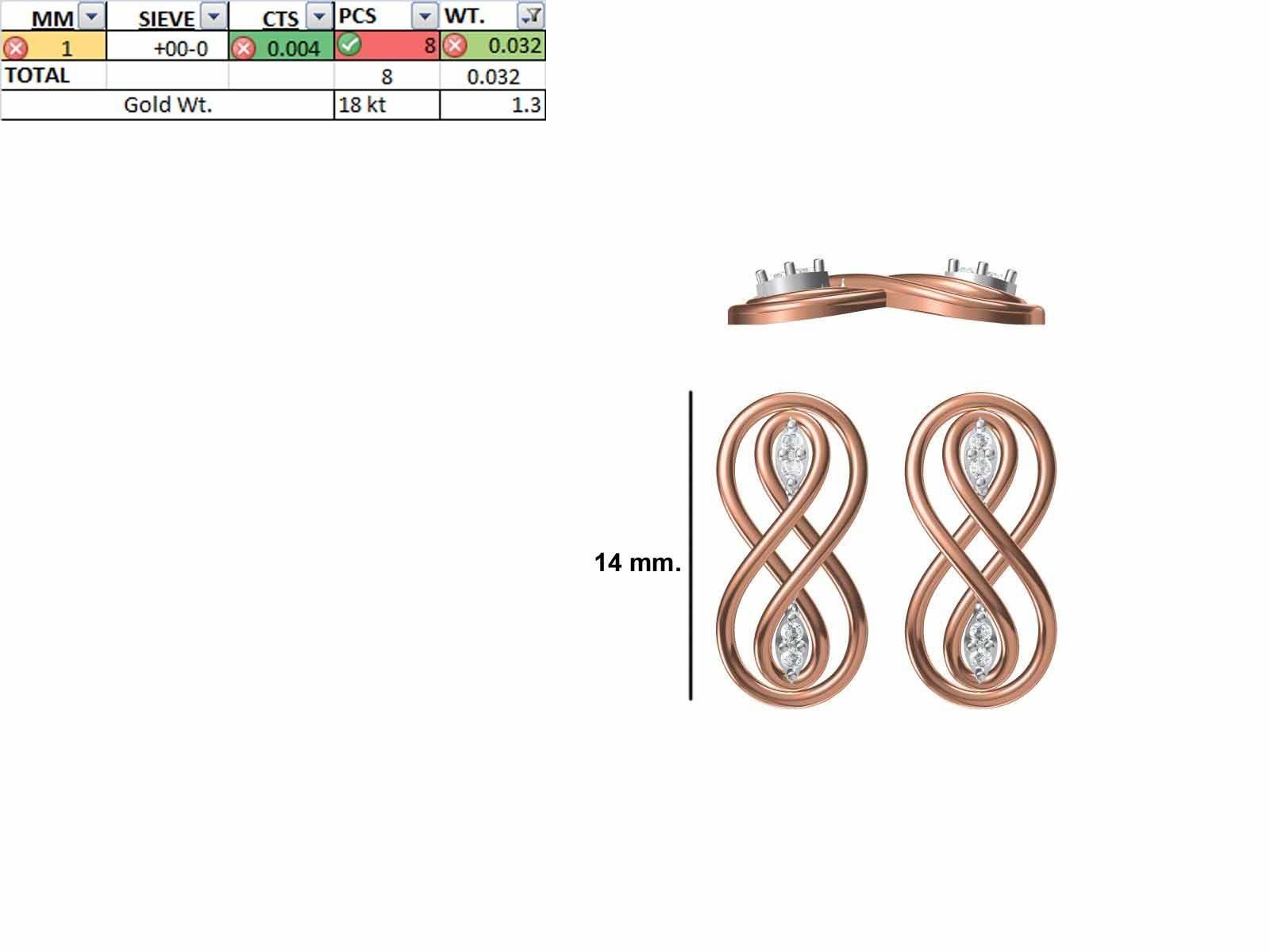 200 JCD PENDANT EARRINGS SET BULK COLLECTION 2GM LIGHT WT 3D print model_117