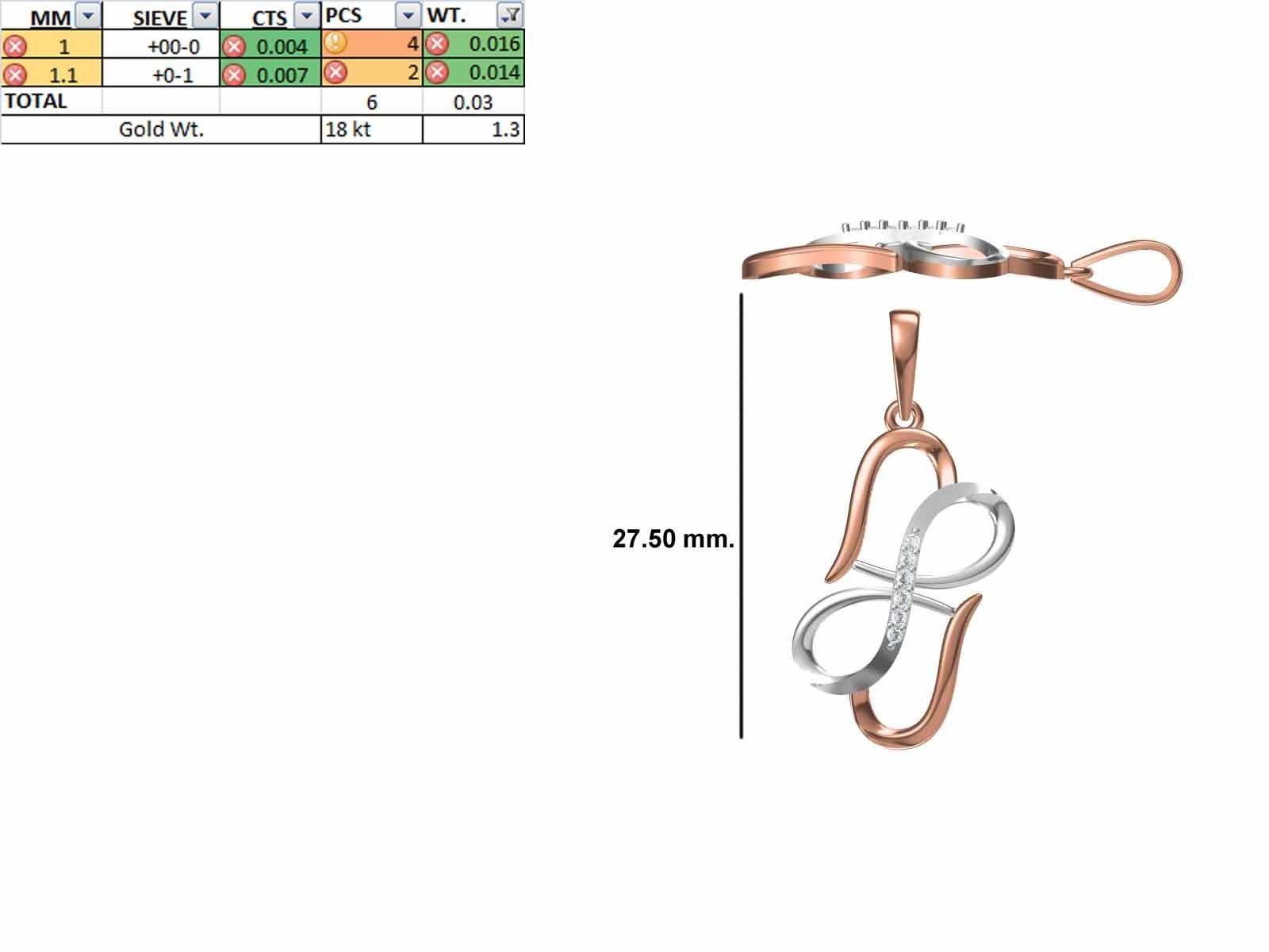 200 JCD PENDANT EARRINGS SET BULK COLLECTION 2GM LIGHT WT 3D print model_139