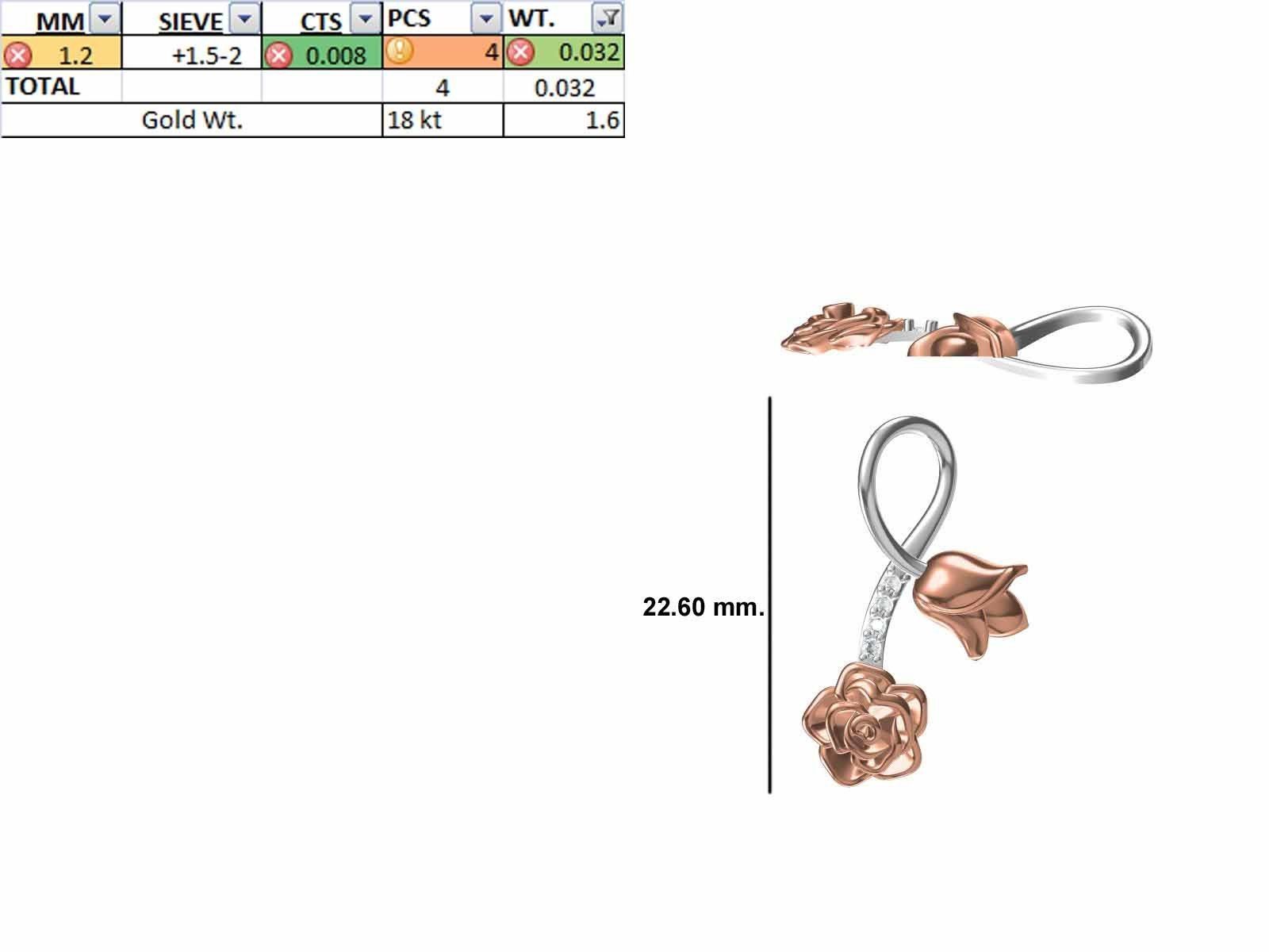 200 JCD PENDANT EARRINGS SET BULK COLLECTION 2GM LIGHT WT 3D print model_135