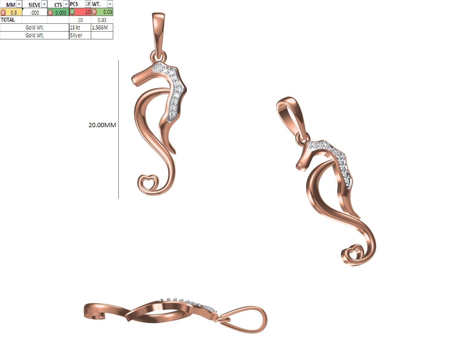 200 JCD PENDANT EARRINGS SET BULK COLLECTION 2GM LIGHT WT 3D print model_97