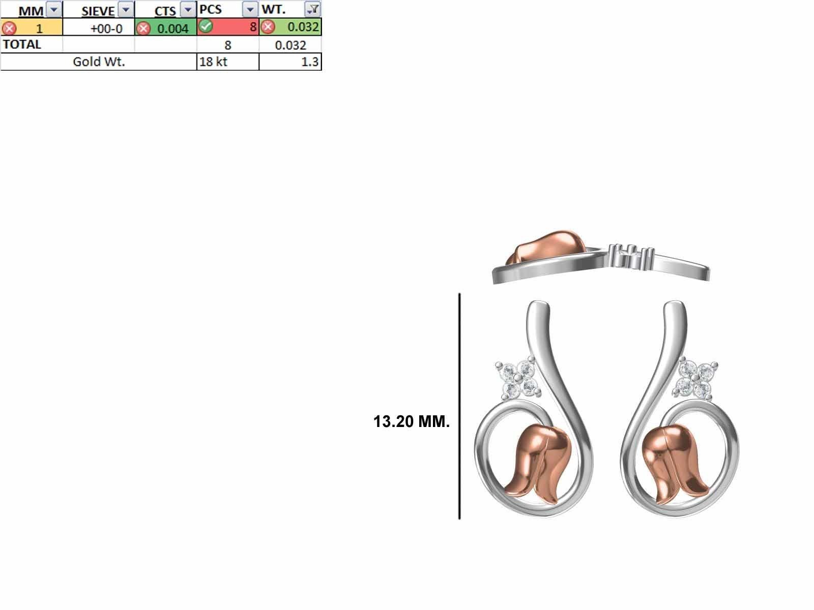 200 JCD PENDANT EARRINGS SET BULK COLLECTION 2GM LIGHT WT 3D print model_112