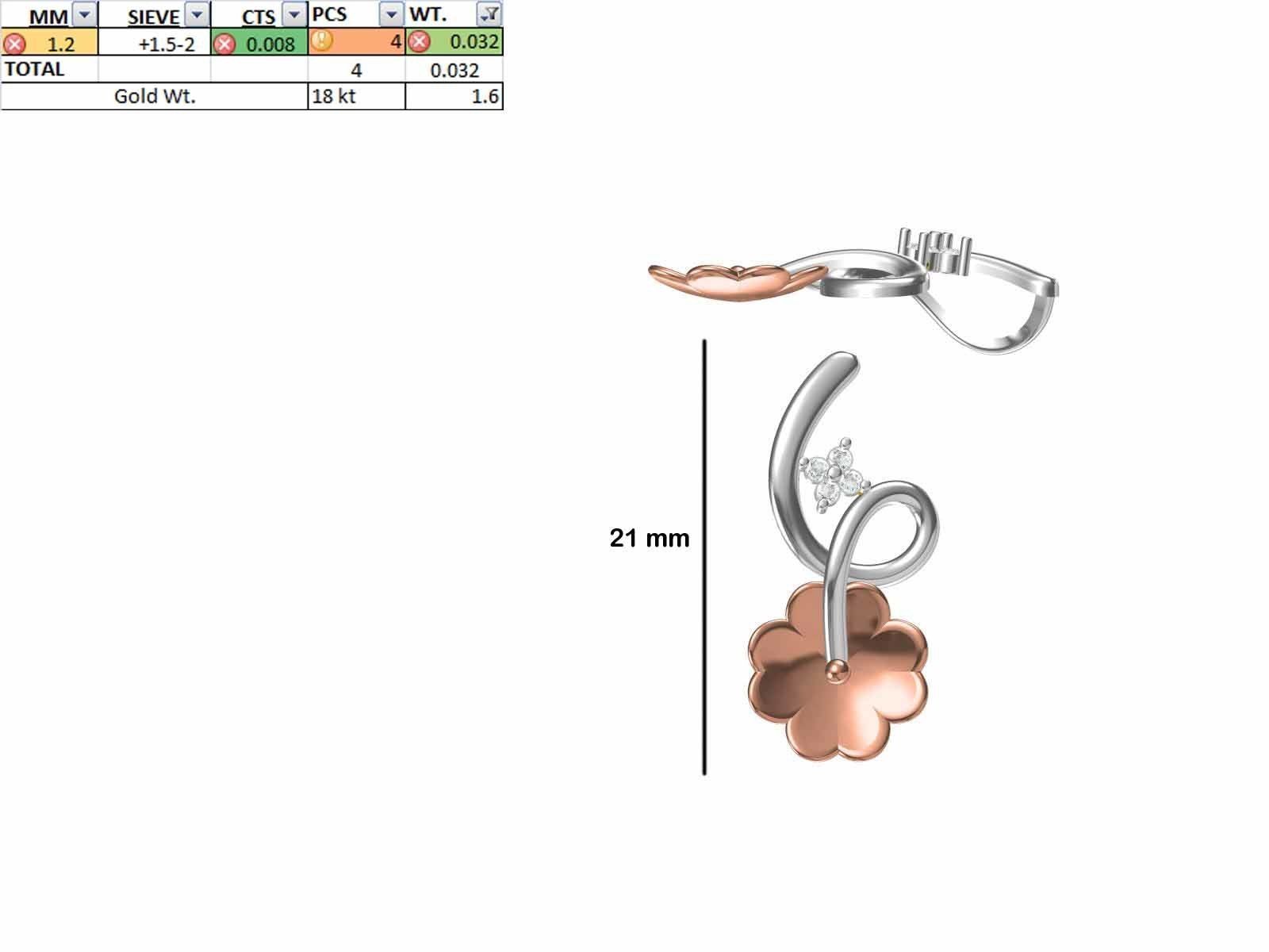 200 JCD PENDANT EARRINGS SET BULK COLLECTION 2GM LIGHT WT 3D print model_83