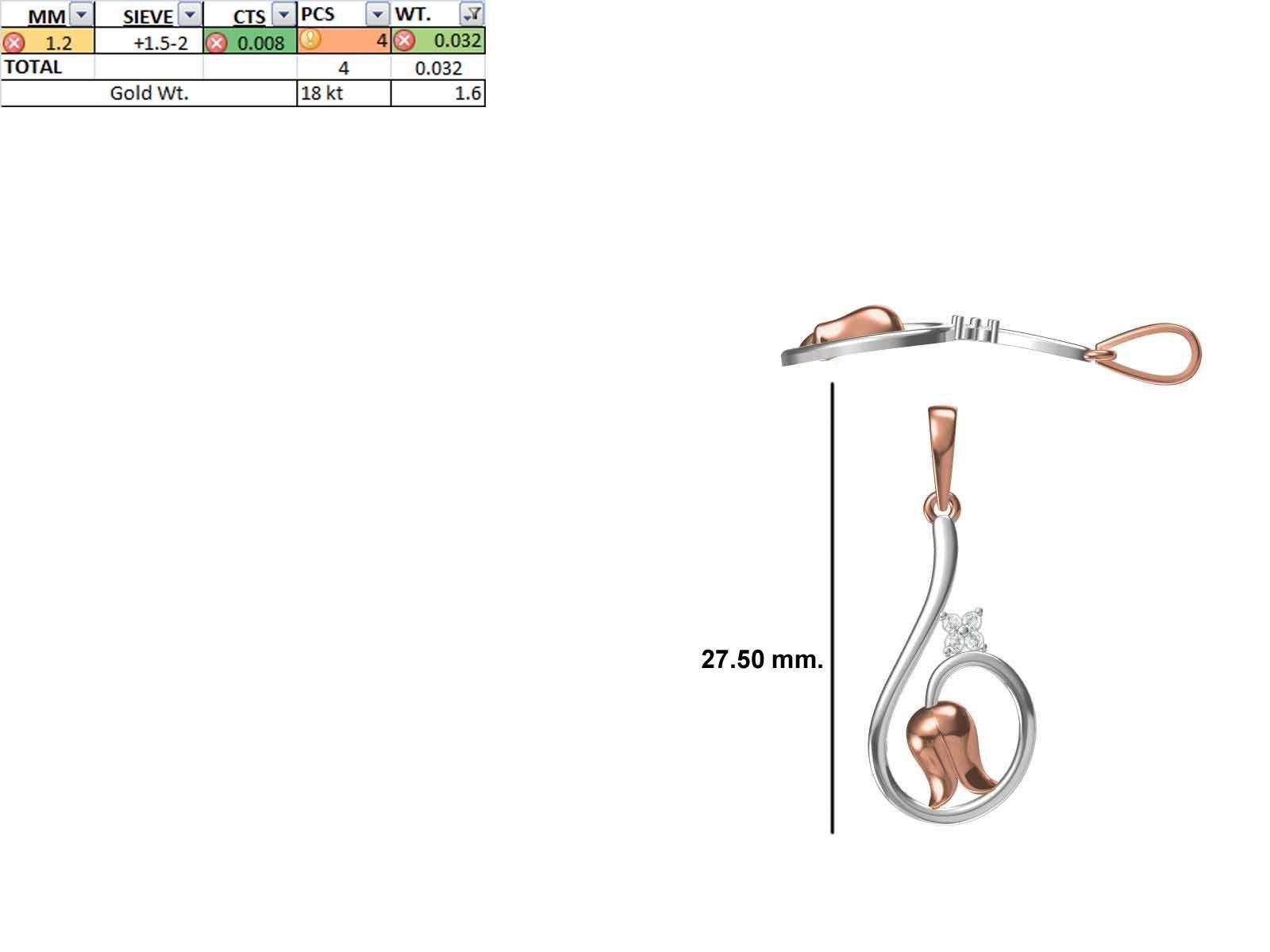 200 JCD PENDANT EARRINGS SET BULK COLLECTION 2GM LIGHT WT 3D print model_114