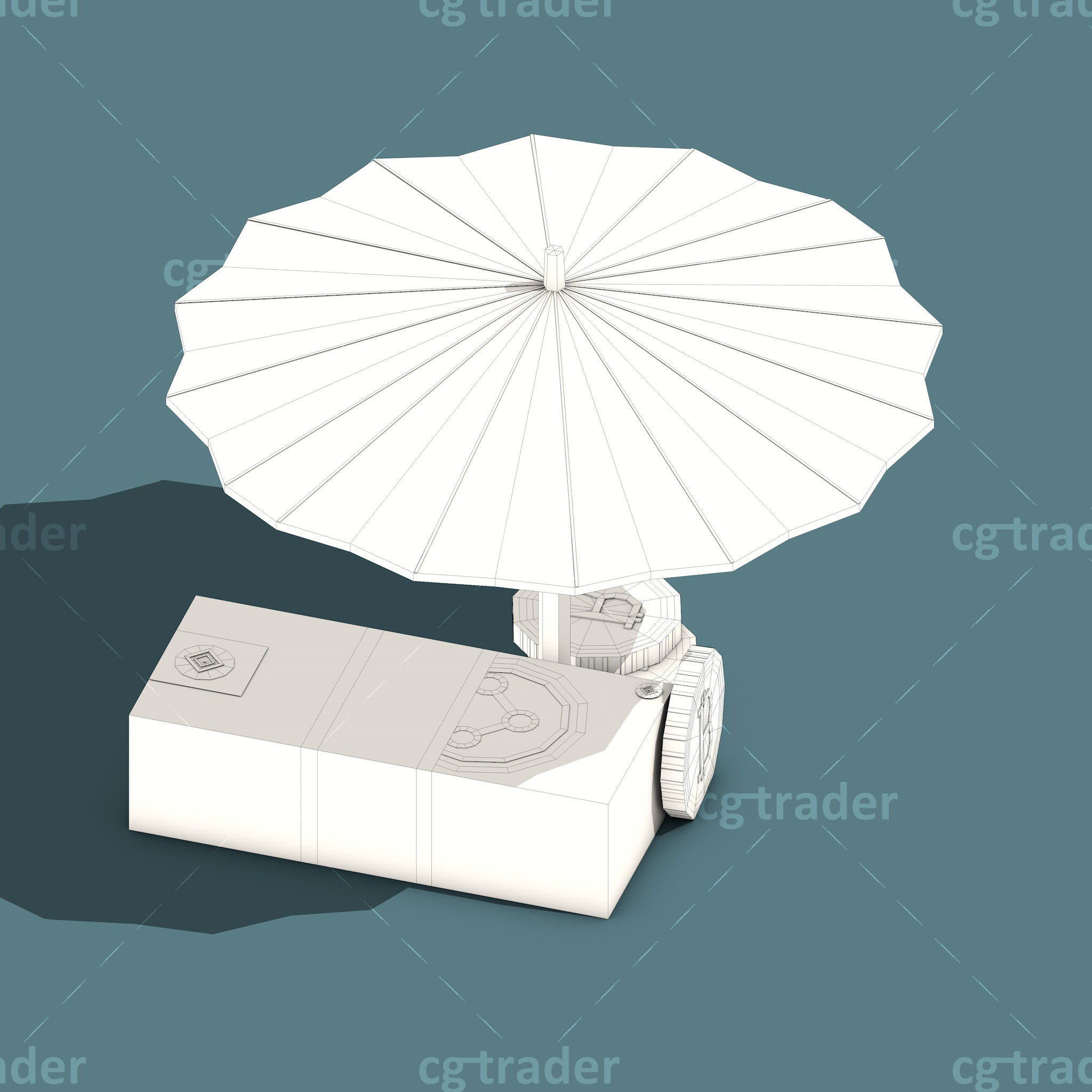 Low Poly Cryptocurrency Blockchain Isometric Pack 01 Low-poly 3D model_12