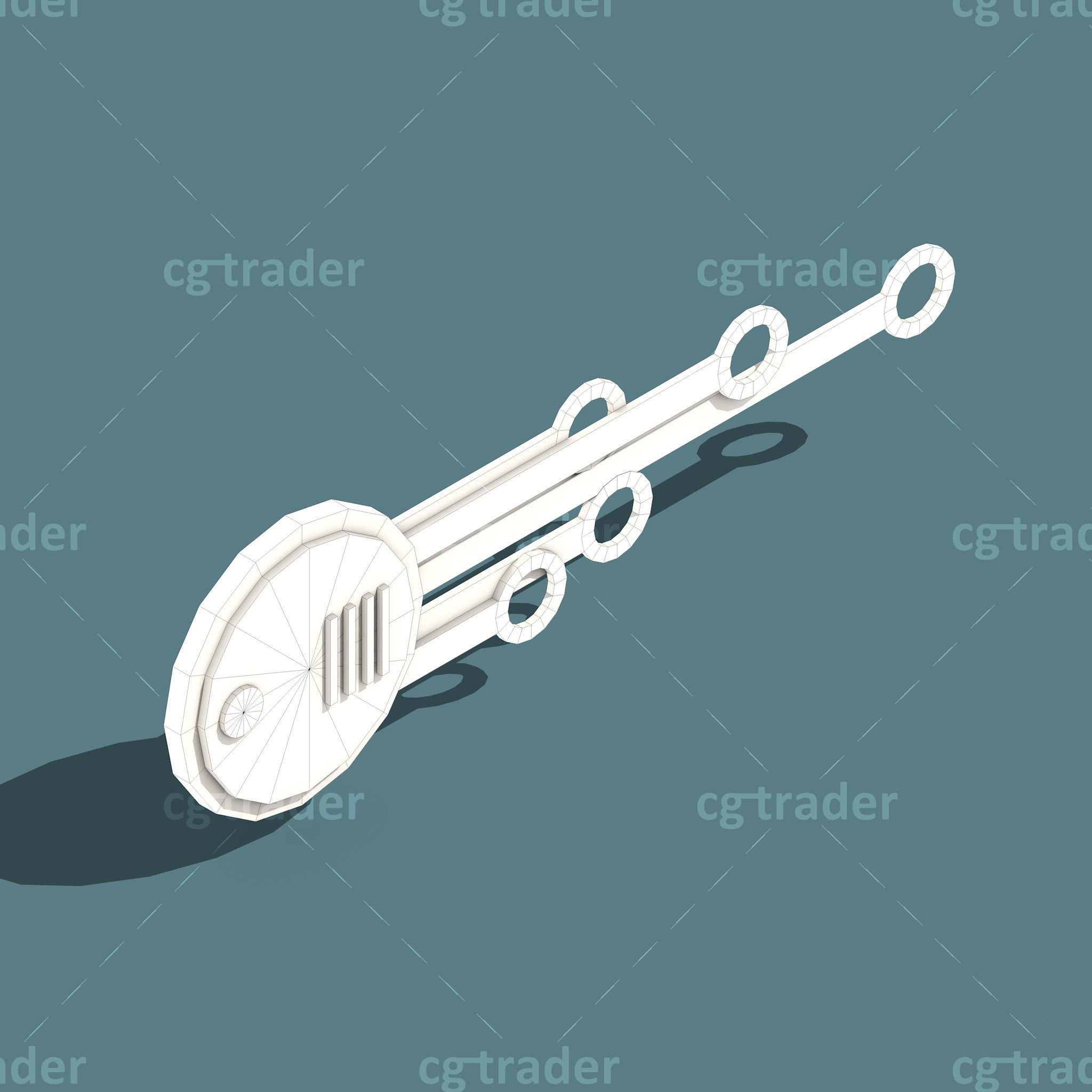 Low Poly Cryptocurrency Blockchain Isometric Pack 01 Low-poly 3D model_4