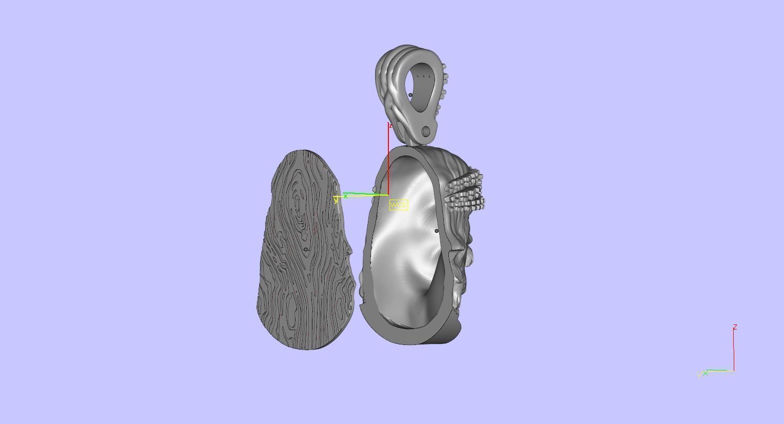 Jesus pendant 1 3D model_19