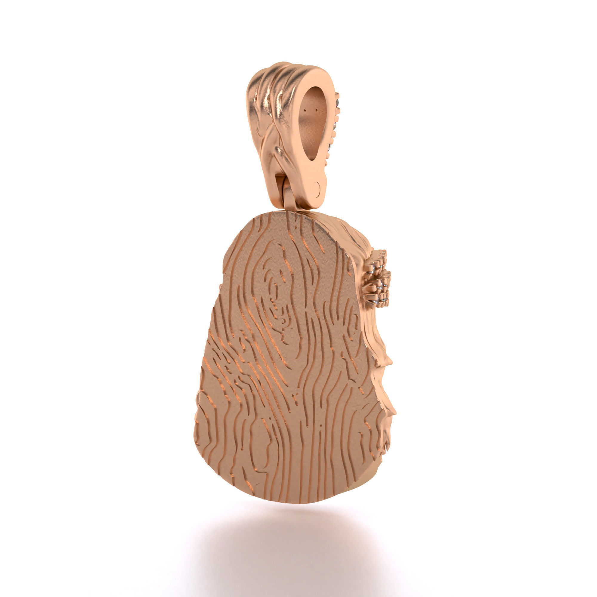 Jesus pendant 1 3D model_16