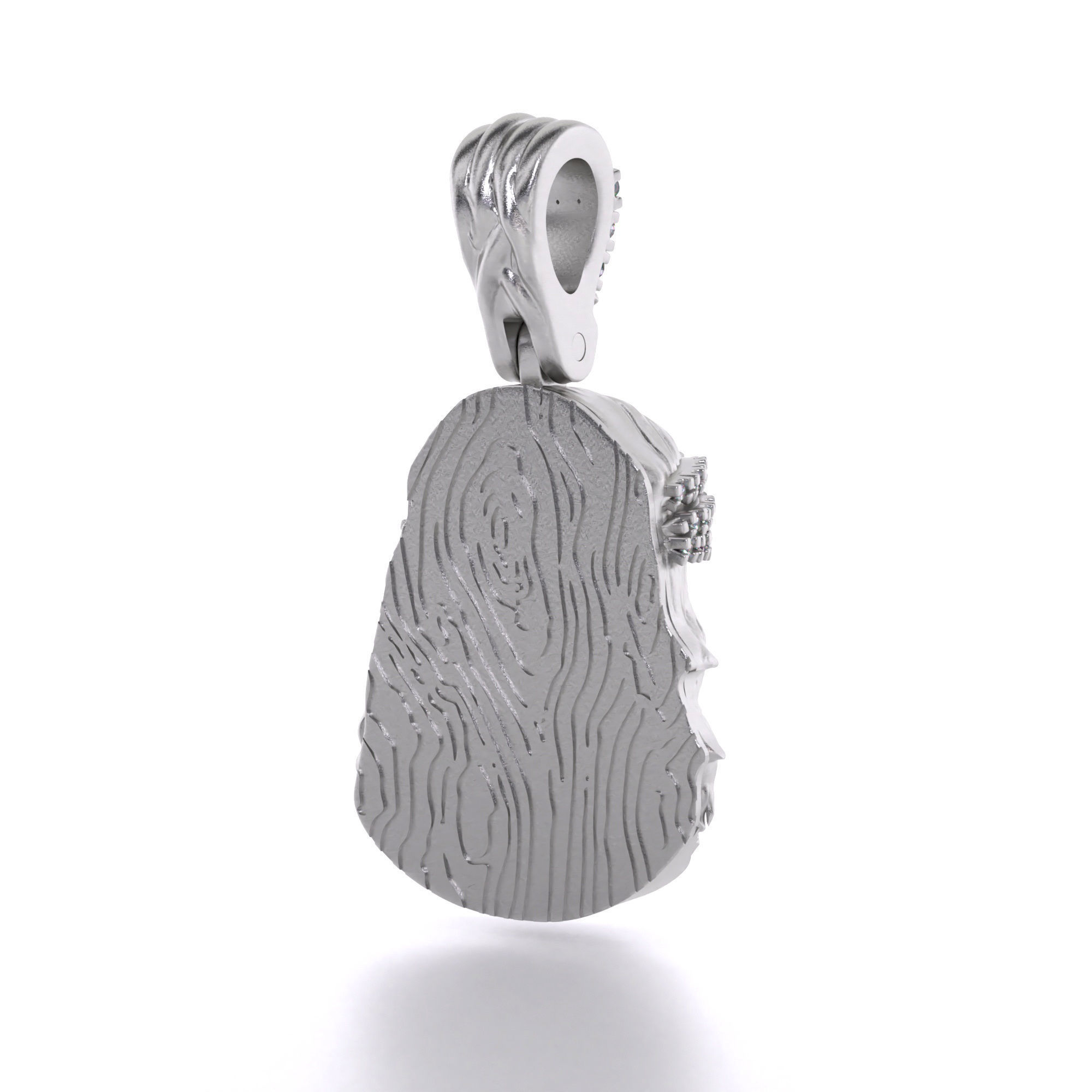 Jesus pendant 1 3D model_11