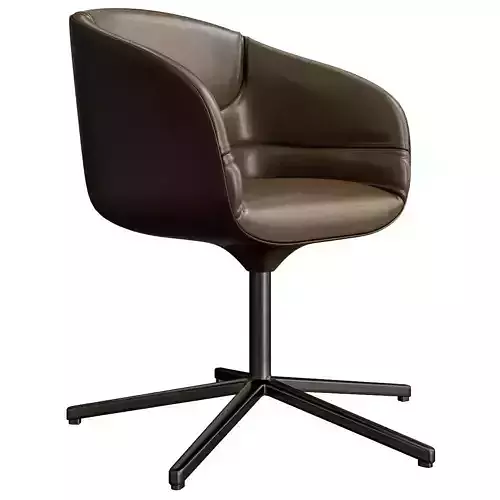 PATRON WALNUT KARE Design 3d model