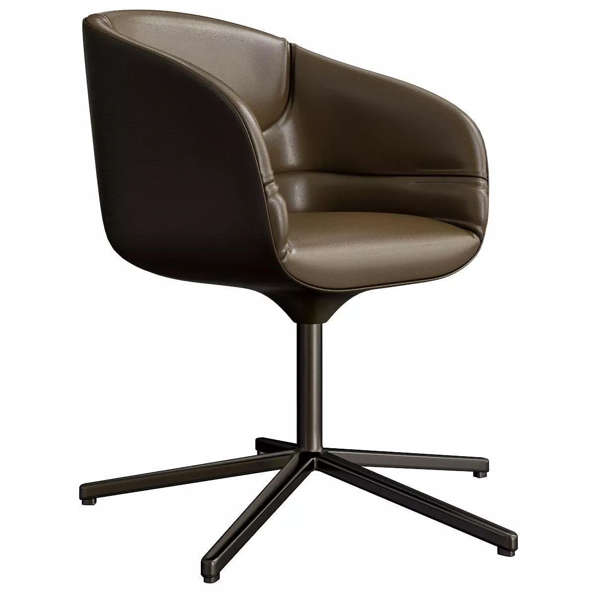 PATRON WALNUT KARE Design 3d model 3D model_0