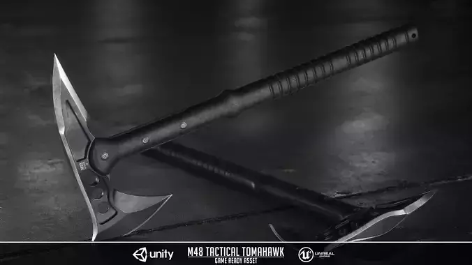 Tactical Tomahawk Game ready mesh and textures