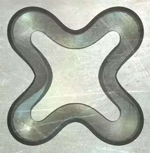 Quatrefoil mirror frame