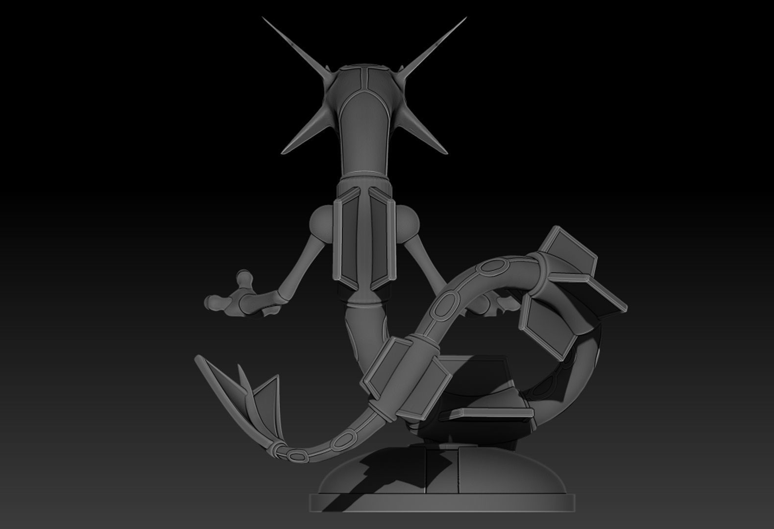 Pokemon Rayquaza for 3D print 3D print model_3