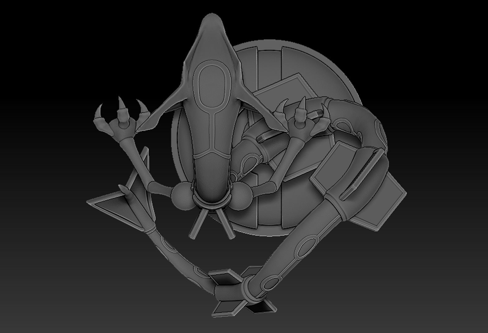 Pokemon Rayquaza for 3D print 3D print model_4