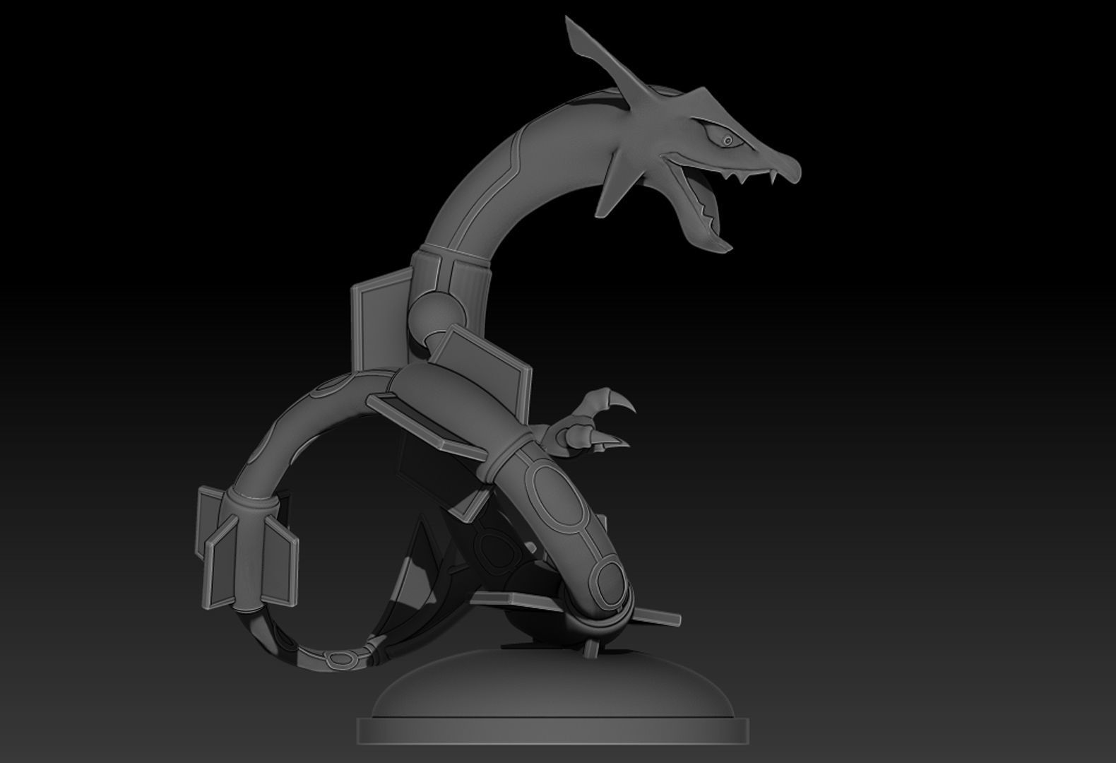 Pokemon Rayquaza for 3D print 3D print model_5