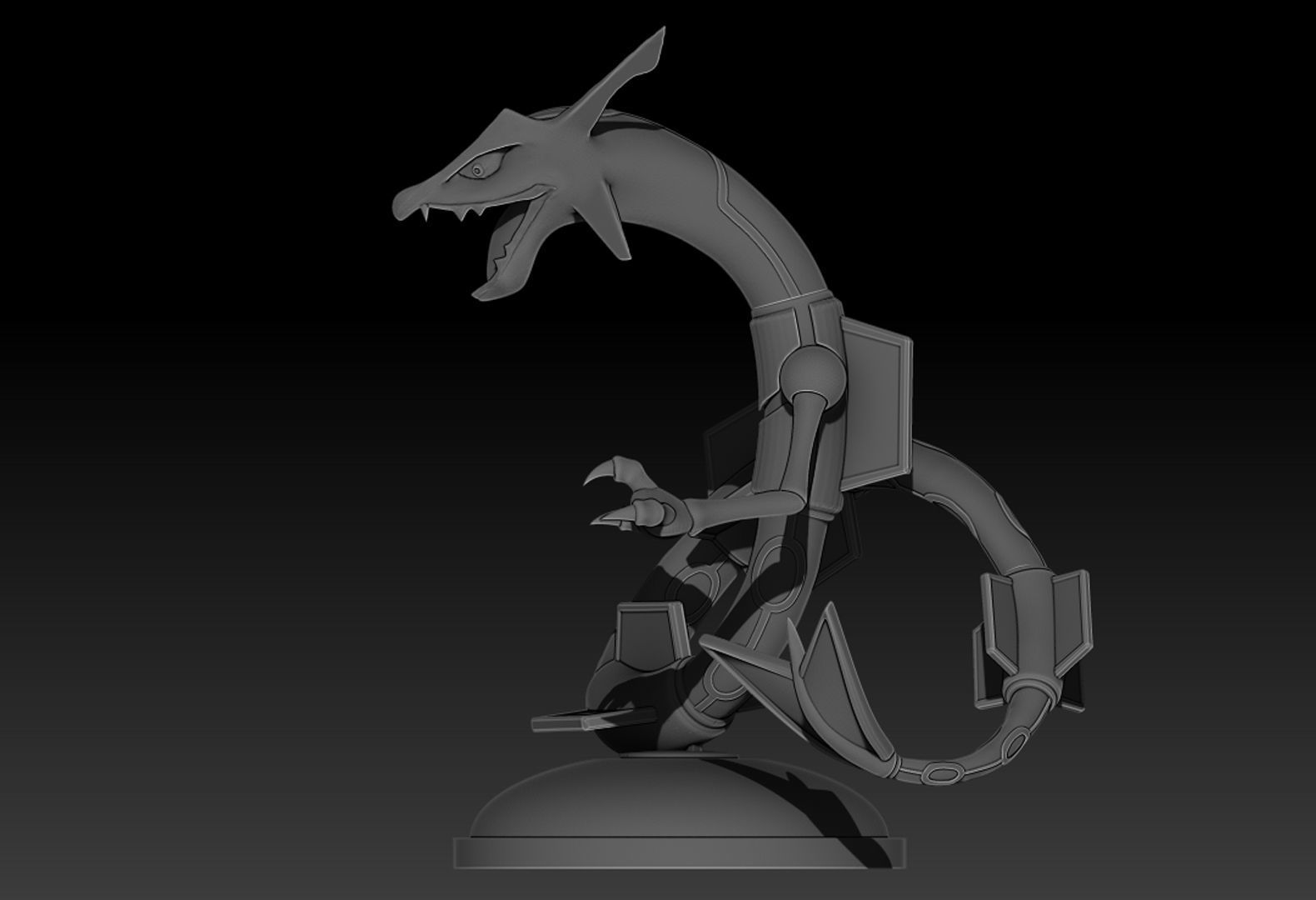 Pokemon Rayquaza for 3D print 3D print model_2