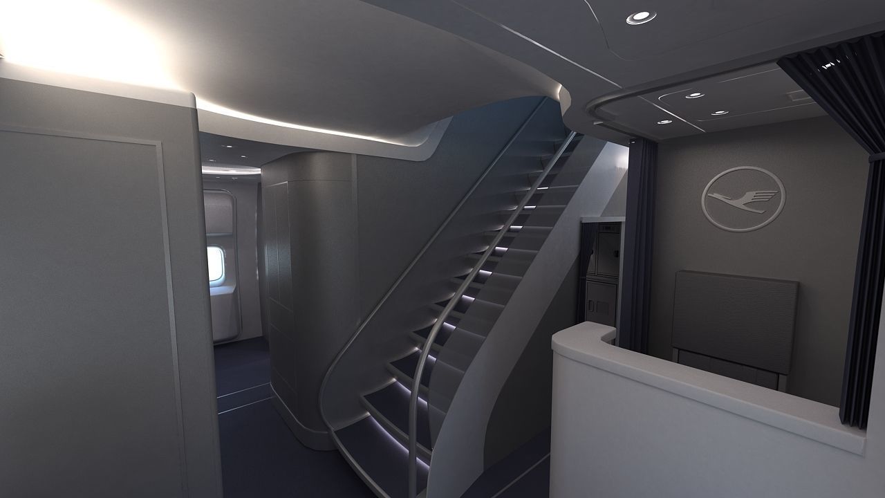 B 747-8 with Interior  3D model_12